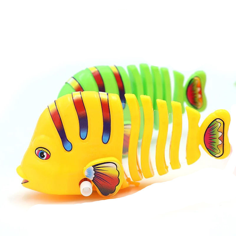 Picture of Chain fish spring swing cartoon fish colorful chain swing fish chain toy fish stall toys wholesale