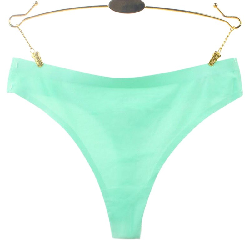 Foreign trade export women's underwear one-piece seamless low waist sexy women's thong T pants cotton crotch factory wholesale
