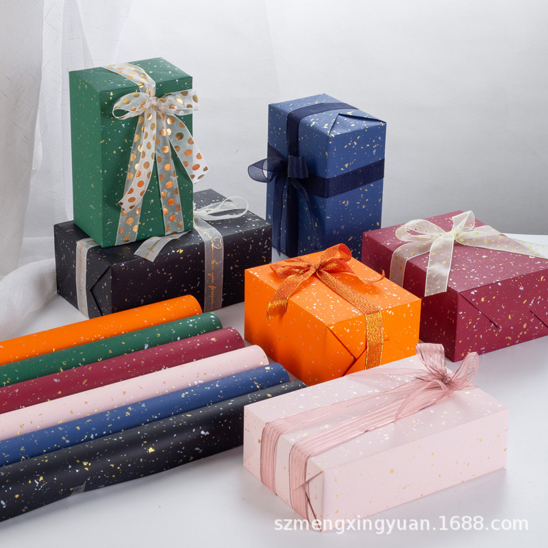 109*78 Large Birthday Christmas Festival Thickened Packaging Gift Paper Advanced Sense Gift Box Colored Paper Wrapping Paper