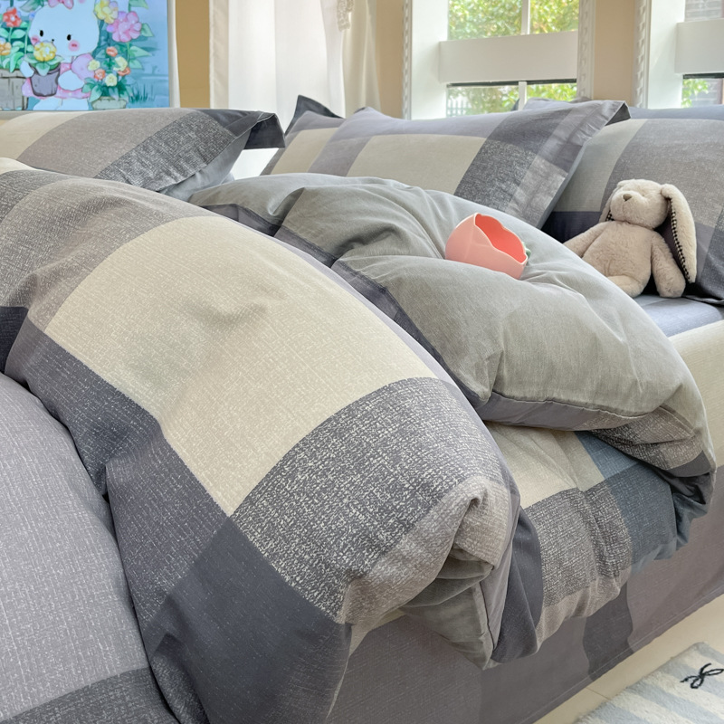 Picture of Pure cotton quilt cover single piece 100 cotton quilt cover children's spring and summer 150x 180x 200x 230 single double quilt cover