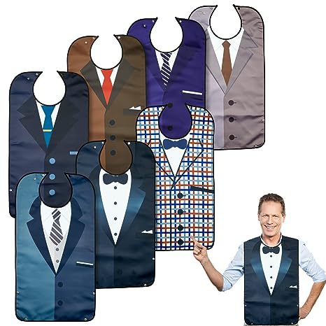 Cross-border Adult bib bib multiple printed waterproof stain-resistant leak-proof dining bib middle-aged and elderly bib