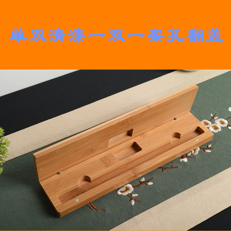 Picture of Solid wood packaging chopsticks wooden box custom pull-out bamboo box custom LOGO multi-specification wooden box custom