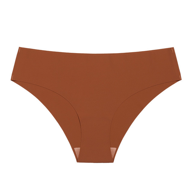 Picture of Cross-Border Seamless Ice Silk One-Piece Girls' Underwear European and American Large Size Pure Cotton Crotch Breathable Women's Briefs Wholesale