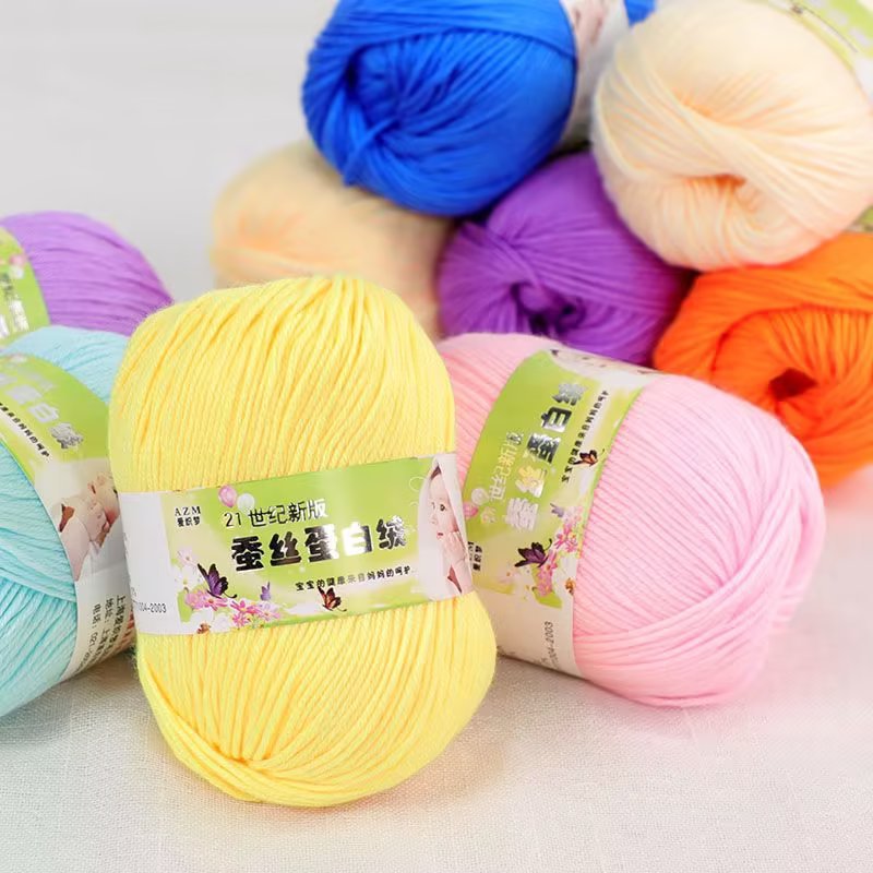 6 strands baby wool ball hand woven sweater line hook doll crochet diy scarf line hook slippers line acrylic line