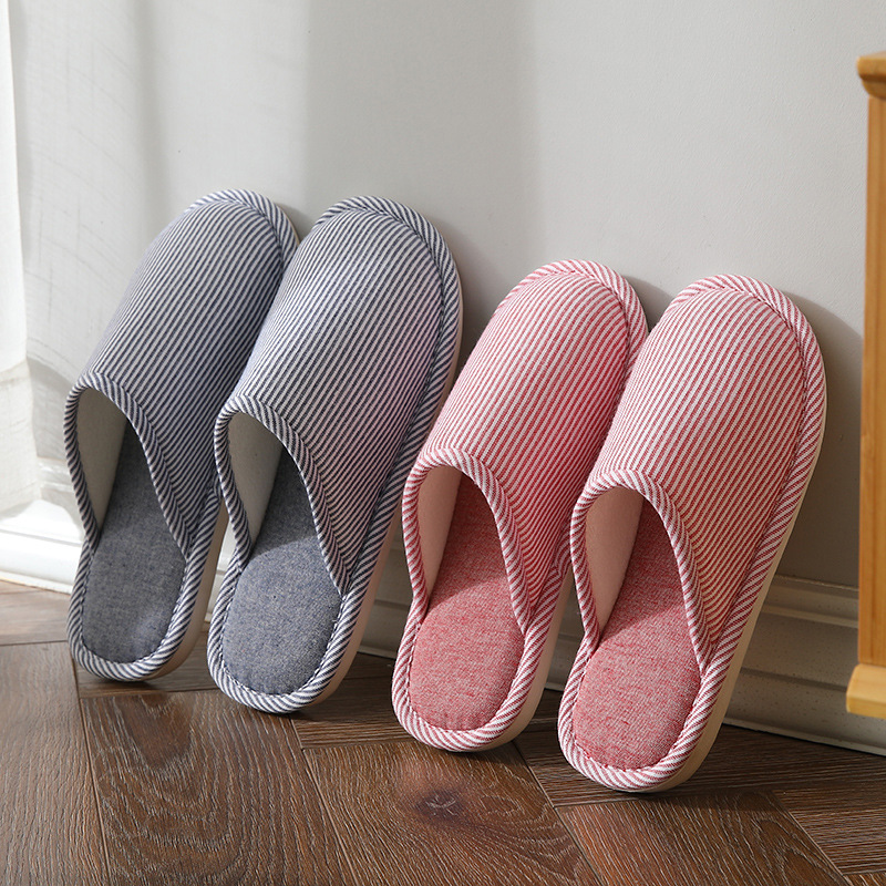 Cotton Slippers Men's Autumn and Winter Slippers Home Indoor Non-slip Home Household Cotton Slippers Women's Moon Shoes Slippers Winter