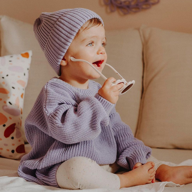 Picture of Foreign Trade Children's Clothing Factory Customized Baby Knitwear Loose Round Neck Girls and Boys Autumn and Winter Baby Knitwears Children's Knitwears