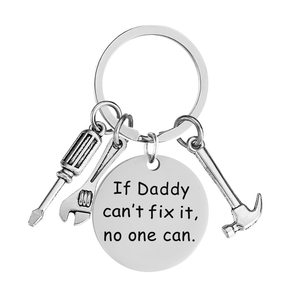 Picture of Keychain pendant Europe and the United States cross-border Father's Day gift dad tool hammer screwdriver wrench keychain wholesale