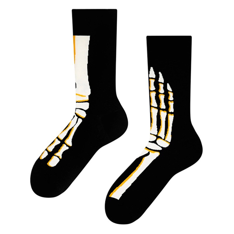 Cross-border New Halloween Creative Funny Fun Jacquard Asymmetrical AB Tide Socks for Men and Women Mandarin Duck Cotton Socks