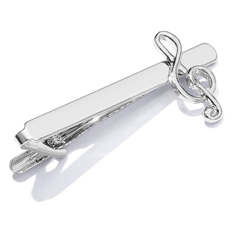 Picture of European and American Fashion Hot-Selling Jewelry Men's Tie Clip Business Shirt Note Clip Wish Cross-Border Best-Selling Accessories