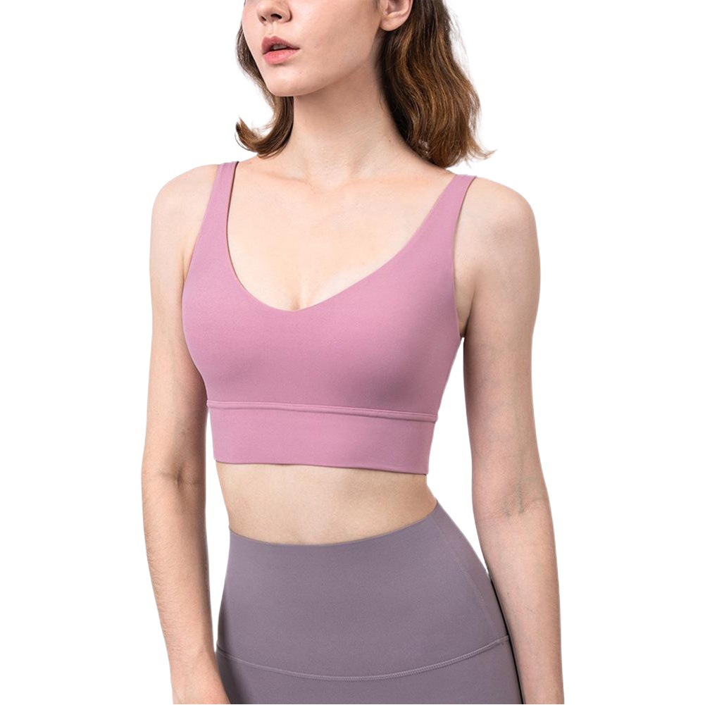 Spring and Summer New Style Push-Up Sports Bra with Chest Pads, Shock-Absorbing Yoga Tops, Side Breasts, Beautiful Back, Fitness Intimates for Women