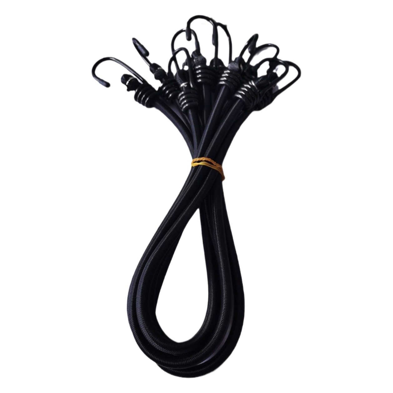Picture of Wholesale high elastic luggage binding rope beef tendon core elastic rope with hook motorcycle helmet rope trunk fixing belt