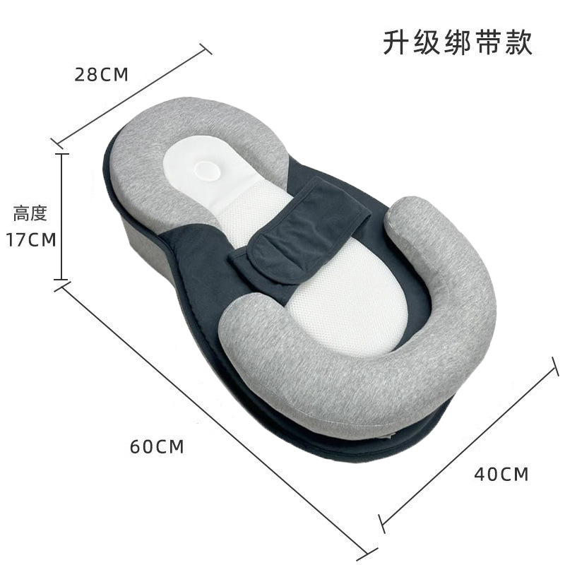 Picture of Cross-Border Postpartum Center Baby Pillow Slope Pillow Baby Pillow Adjustable Side Sleeping Pillow Anti-Overflow Milk Positioning and Shaping Pillow