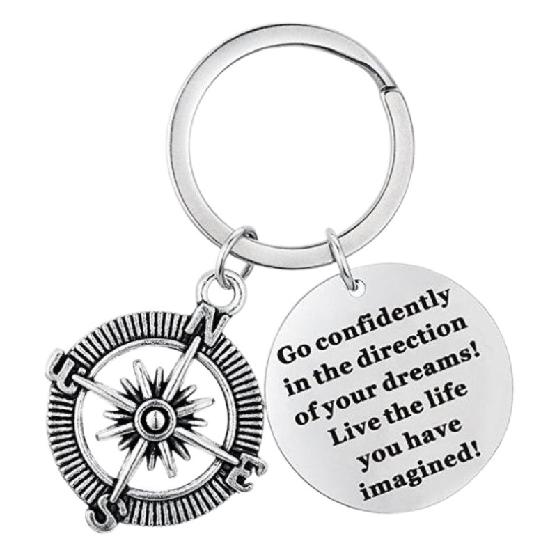 2022 key chain Go confident in the Direction graduation season key chain