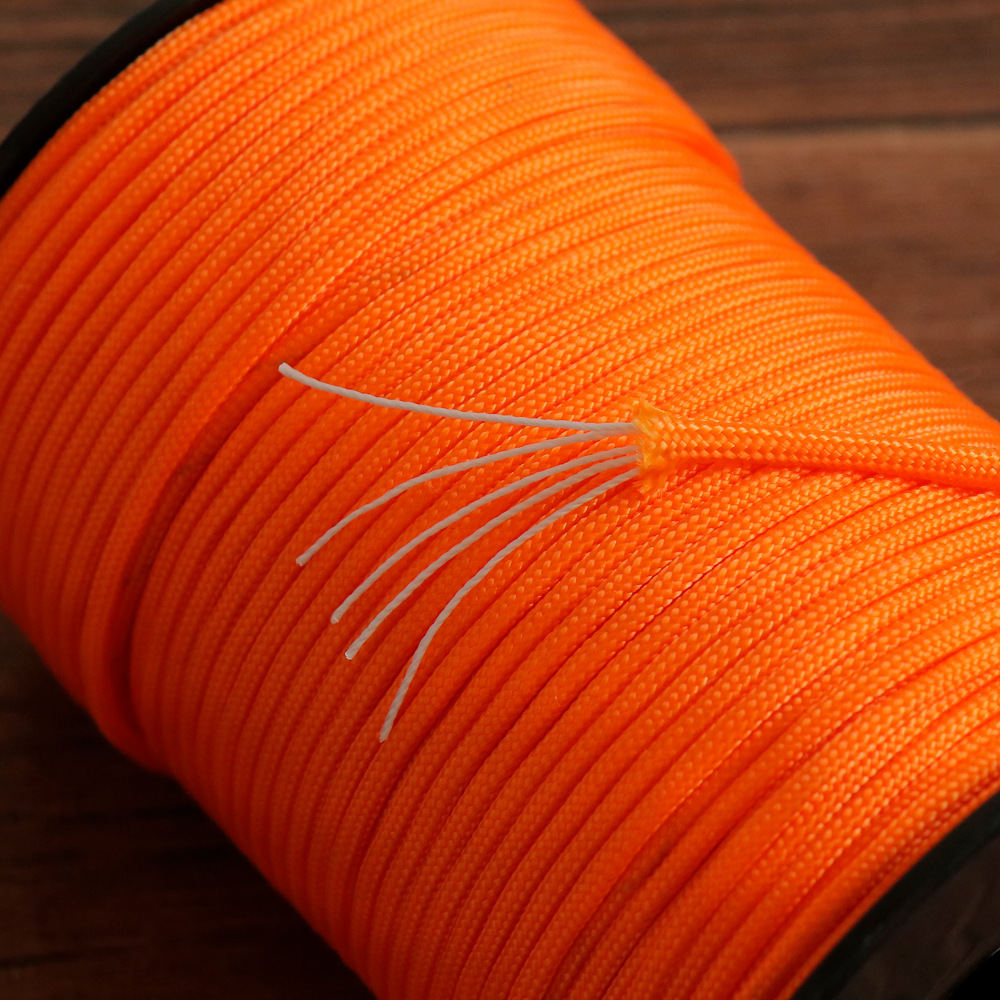 Paracord new 5 core 100 meter foot meter non-joint umbrella rope diy bracelet woven home camping tent wind rope