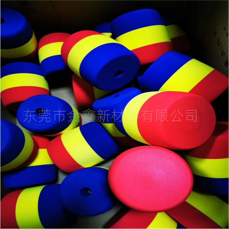 Punching two-color EVA toy hammer EVA cold hot pressing rubber hammer children hitting sports EVA foam