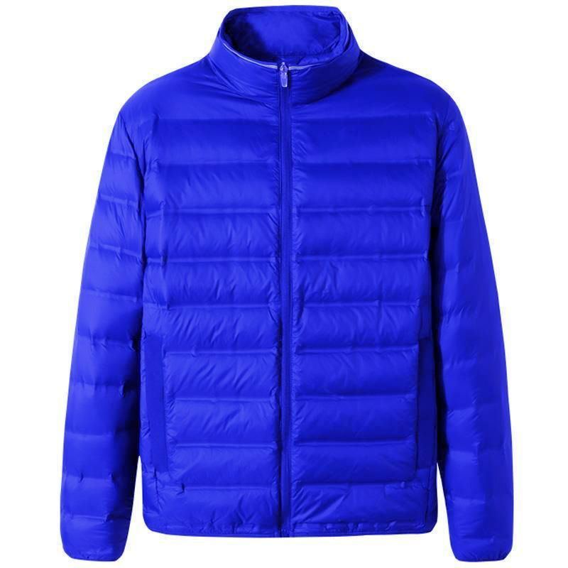 Picture of Fat Man Lightweight Down Cotton-padded Coat Men's Lightweight Thin Plus Size Plus Size 100.00kg Fat Man Down Cotton-padded Coat Fashionable