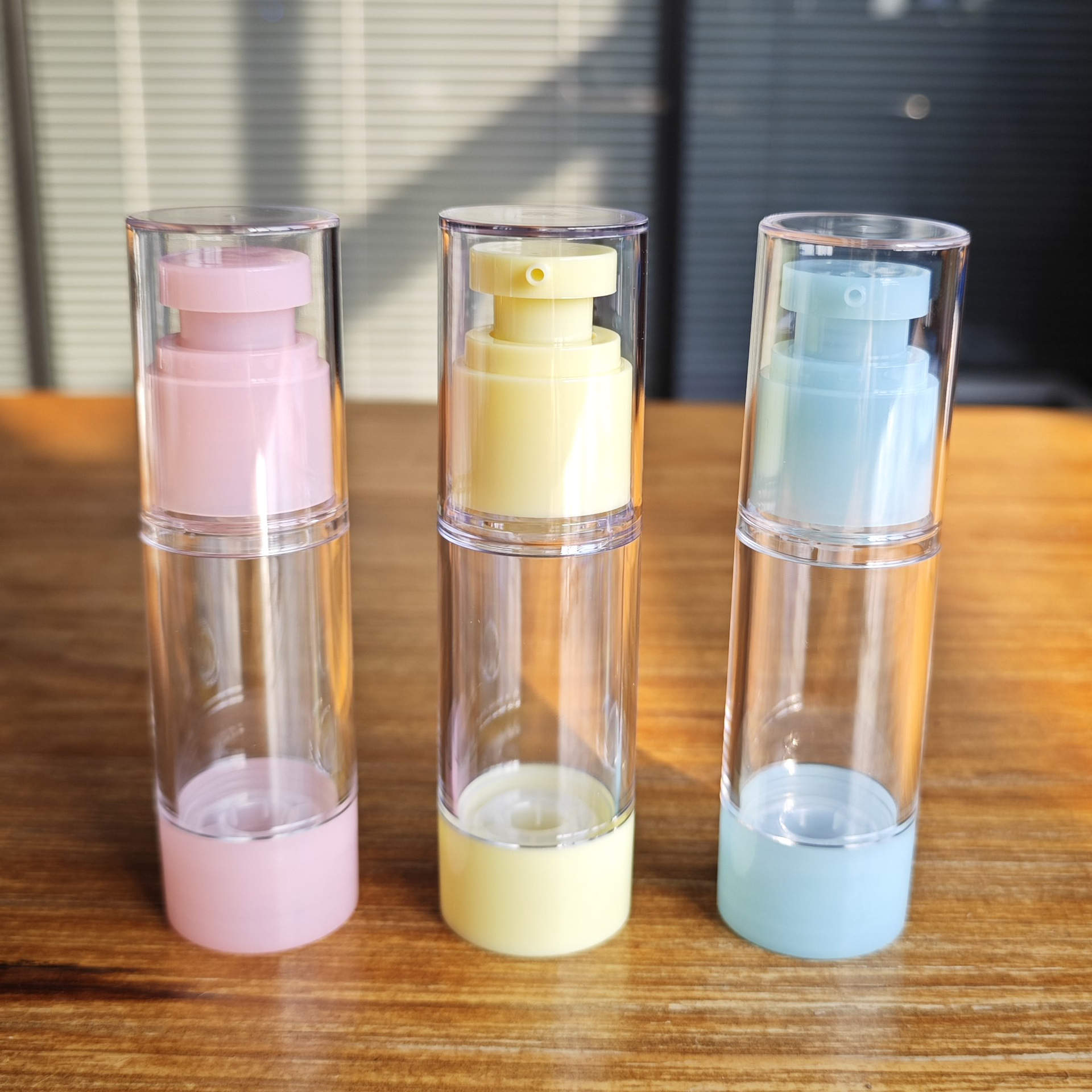 15ml30ml50ml80ml100ml120ml candy color spray emulsion vacuum bottle travel vacuum bottle