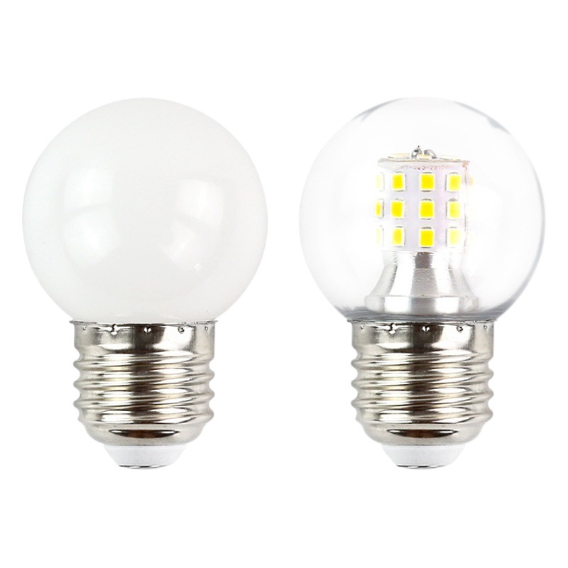 E27 Screw Led Light Bulb Magic Bean Molecule Round Small Bulb Energy-Saving Lamp G45 Scandinavian Living Room Bedroom Chandelier Bulb