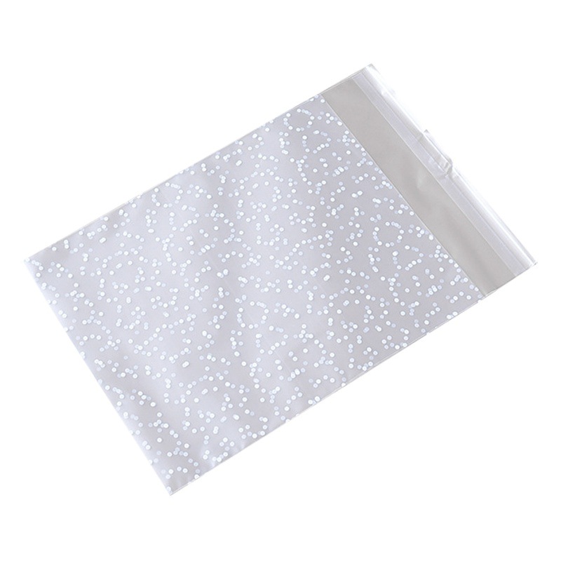 Thickened frosted dot packaging bag baking biscuit bag jewelry bag snowflake crisp cow rolled cake gift bag for wholesale