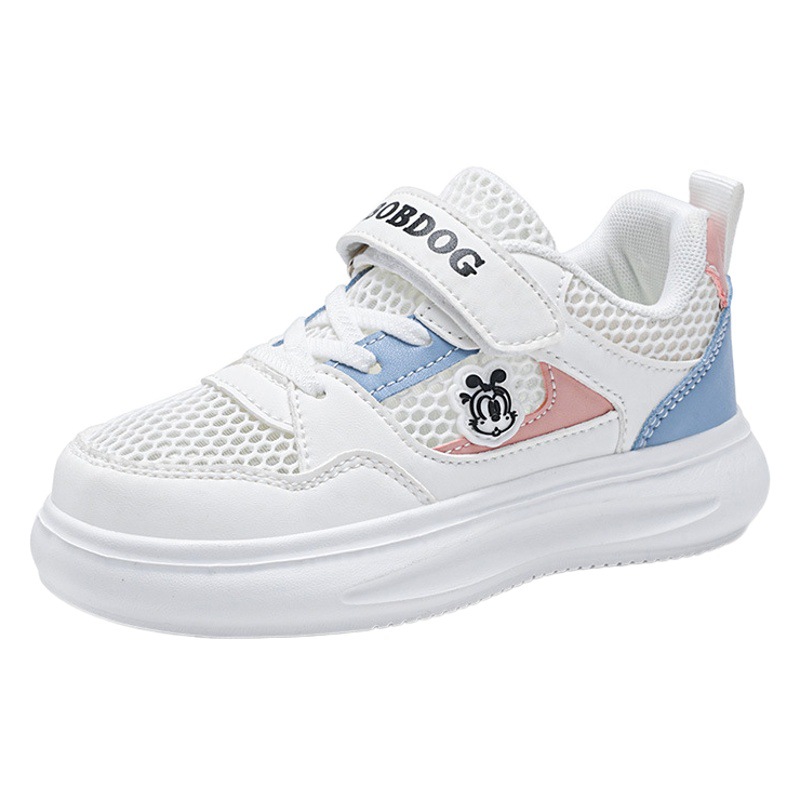 Babu Bean Children's Sneakers Girls' Sneakers 2024 Spring and Summer New Breathable Lightweight Soft Sole Rest Boys' Shoes