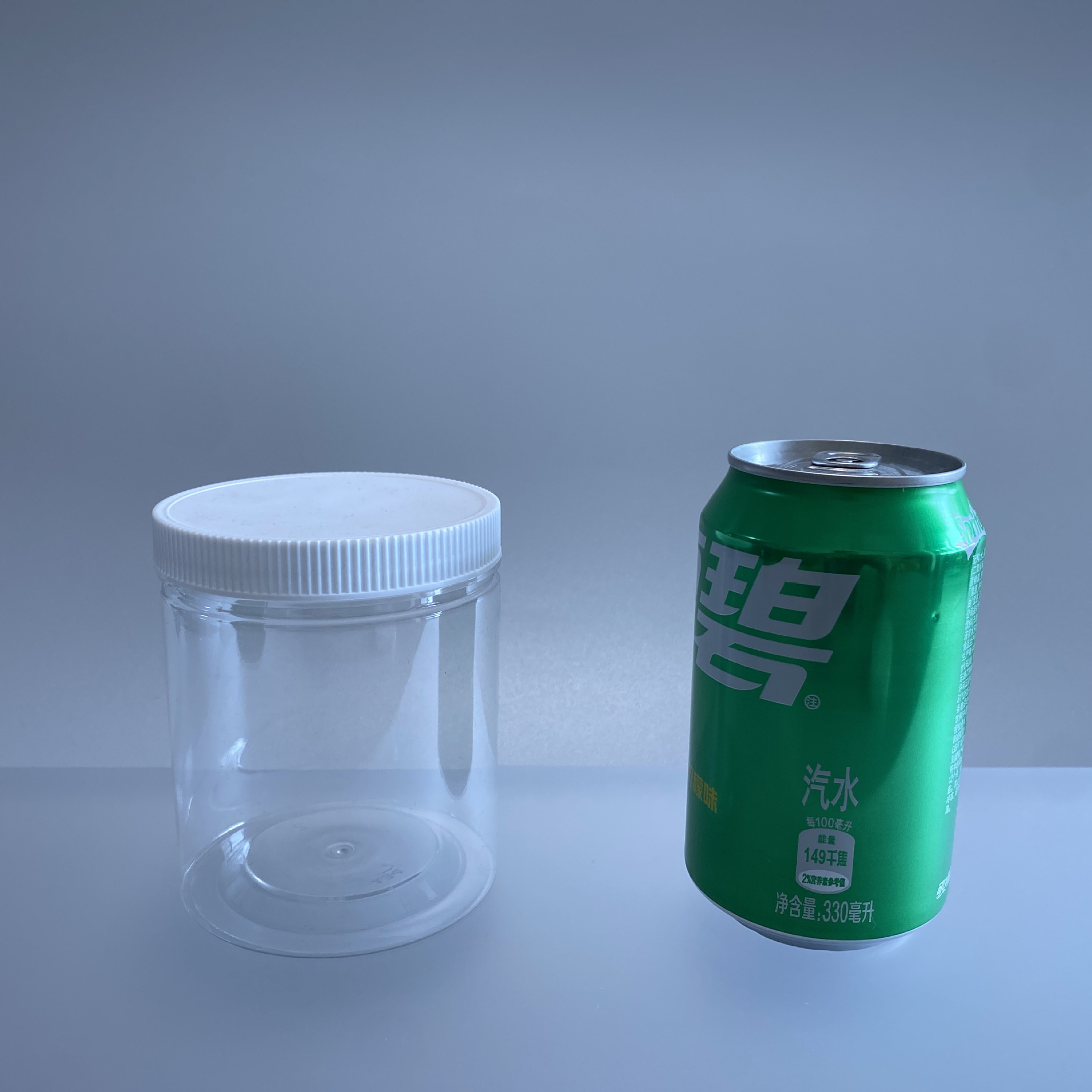 Sealed Bottle Pet85 Round Plastic Bottle 400ml Plastic Jar Transparent Sealed Jar Food Grade Sealed Jar
