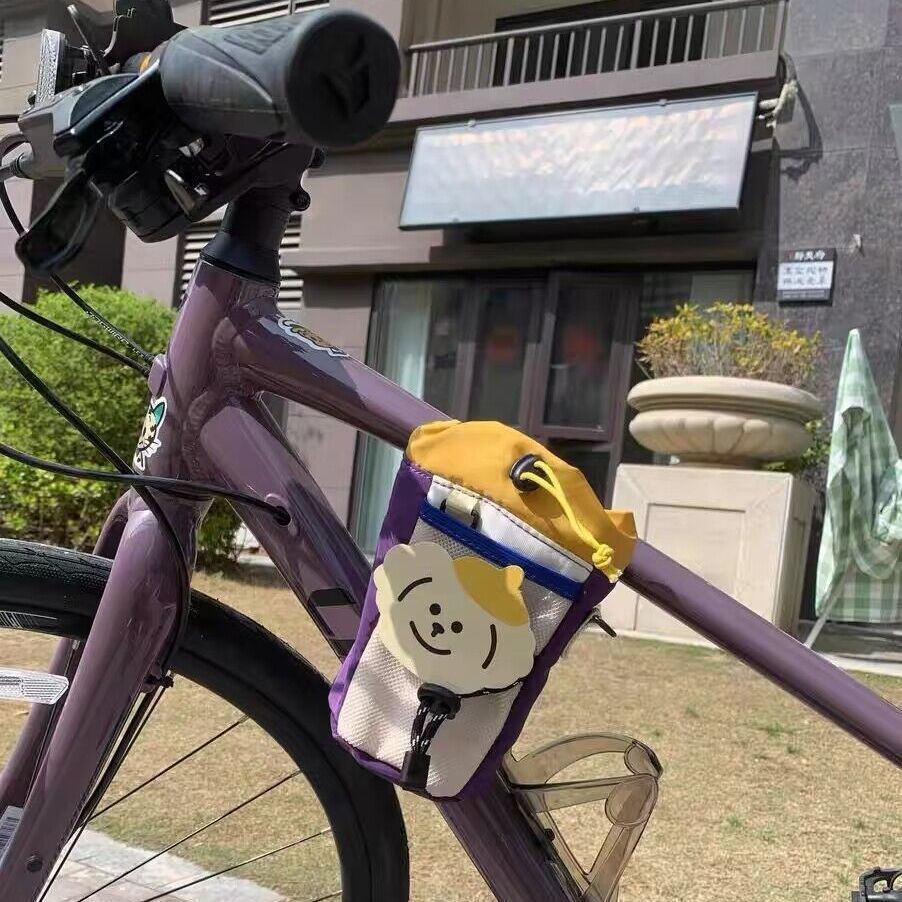 Cute mountain bike bag before riding hanging bag road bicycle bag front beam bag road bike storage bag storage bag