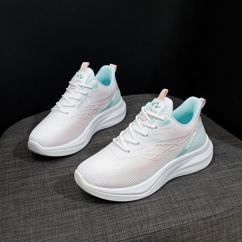 Picture of Spring 2025 New Korean Breathable Flying Weaver Shoes Ins Trendy Students Running sneaker Casual Shoes Cross Border