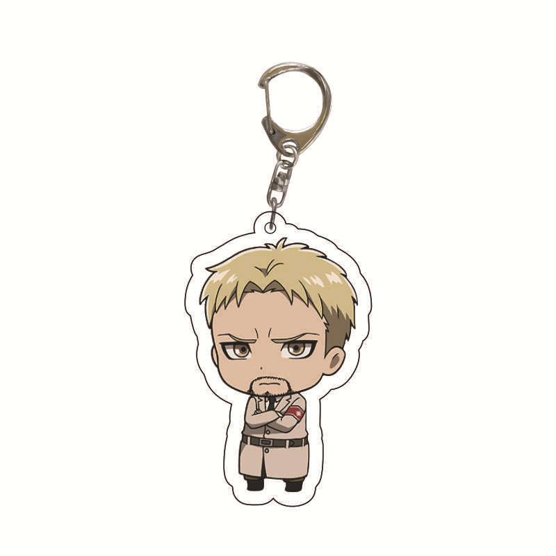 Picture of Attack on Titan Peripheral Pendant Comic Alan Will Soldier Double-Sided Acrylic Keychain School Bag Cross-Border