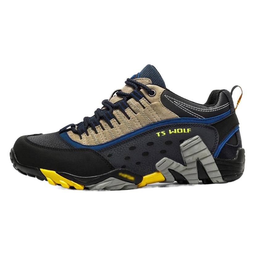 Spring and Autumn Hiking Shoes Men's Genuine Leather Outdoor Sports Shoes Waterproof Non-slip Men's Hiking Shoes Breathable Travel Shoes for Women