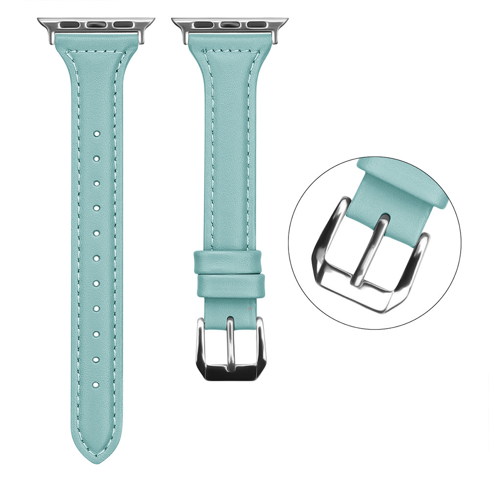 Picture of Suitable for Apple Watch Strap Leather Small Waist appleiwatchs1098765ultra Thin Strap Autumn and Winter