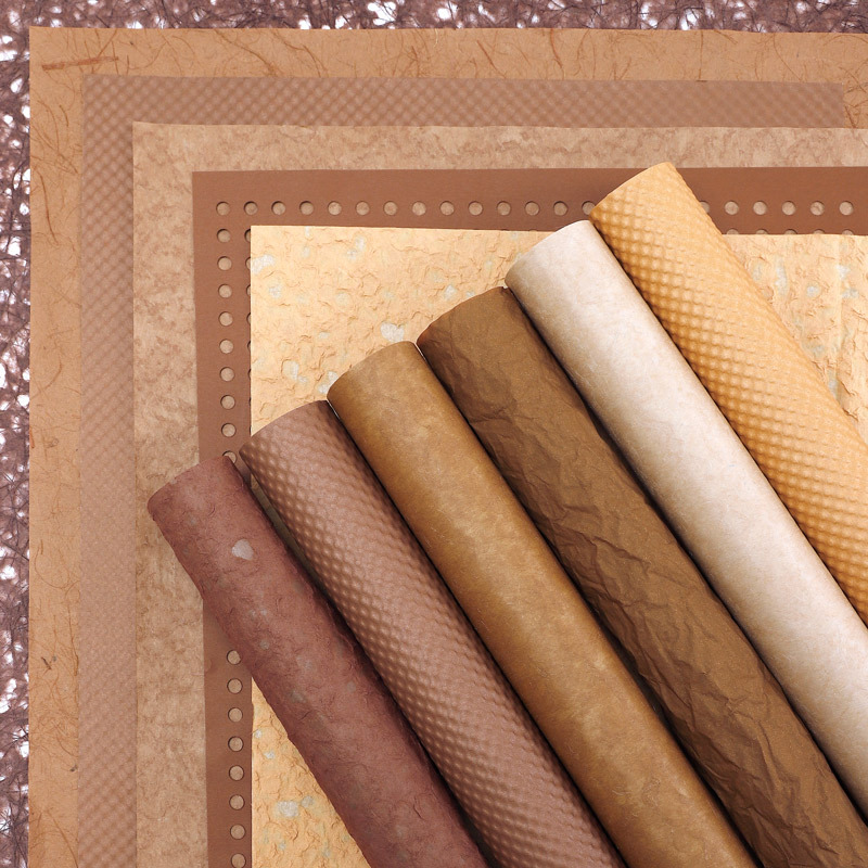 Maillard series fashion wrapping paper handmade diy flower shop packaging materials flowers bouquet floral materials wholesale