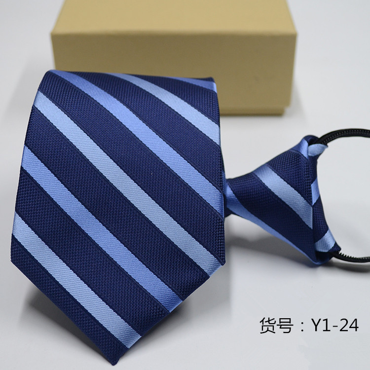 Picture of Men's Easy-To-Pull Casual Zipper Tie New Korean Style Professional Formal Wear Convenient Lazy Tie Ready for Sale