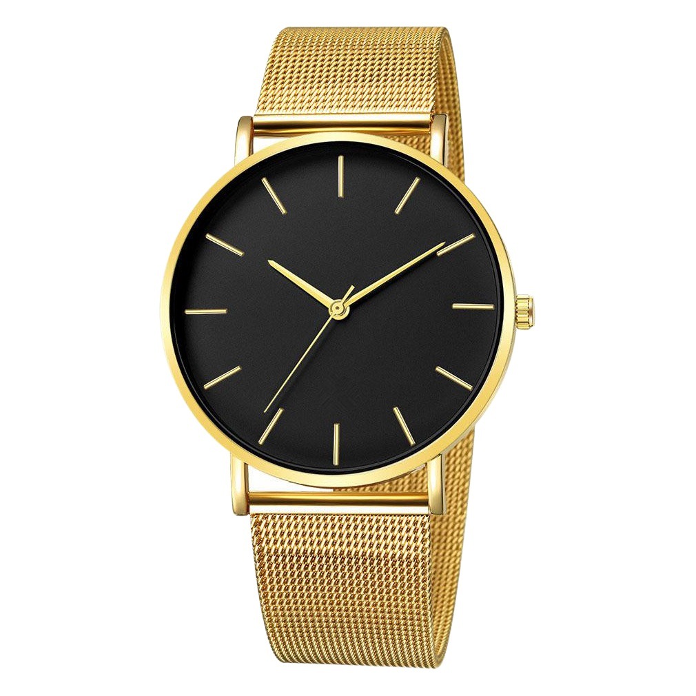 Geneva new men's watches ultra-thin simple mesh band watches men's watches foreign trade best selling men's watches wholesale