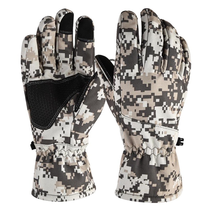 Cross-Border Ski Gloves for Men in Winter Outdoor Sports Waterproof Windproof Warm Plus Velvet Thickened Touch Screen Women's Cycling