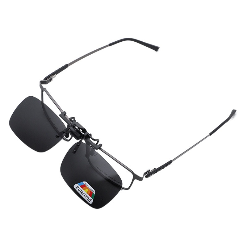 Sunglasses Clip-On Sunglasses Polarized Clip-On Driving Driver Trendy Clip-On Polarized Glasses for Men and Women Night Vision