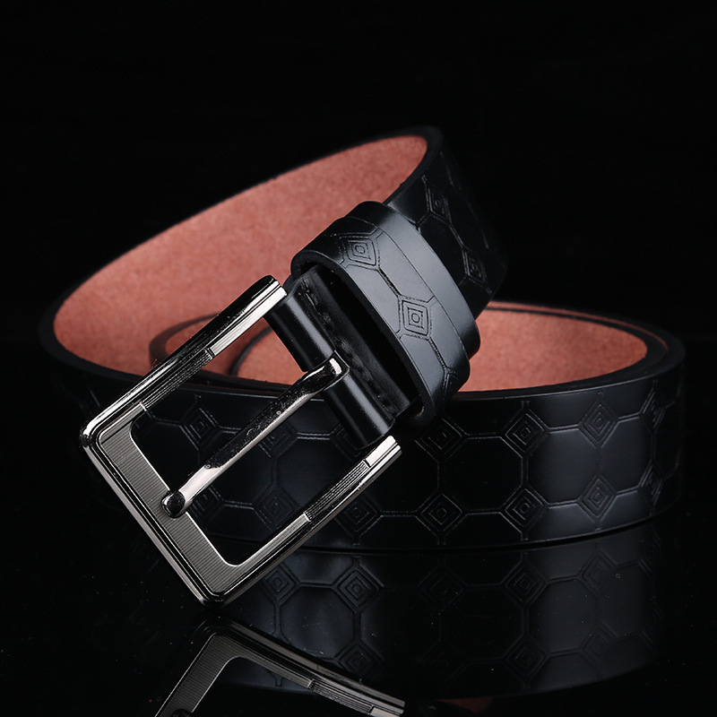 Picture of New European and American casual Joker men's pin buckle belt PU washed microfiber belt pants belt stall supply wholesale