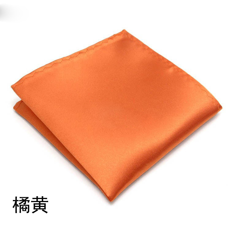 Picture of Solid color dress suit pocket towel men's small square wedding dress breast towel handkerchief black red blue green purple wholesale