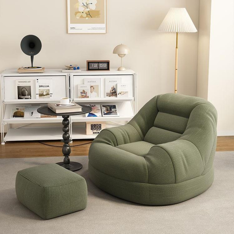 Picture of Internet celebrity lazy tatami nest sofa small apartment single bedroom living room balcony French casual large sofa chair