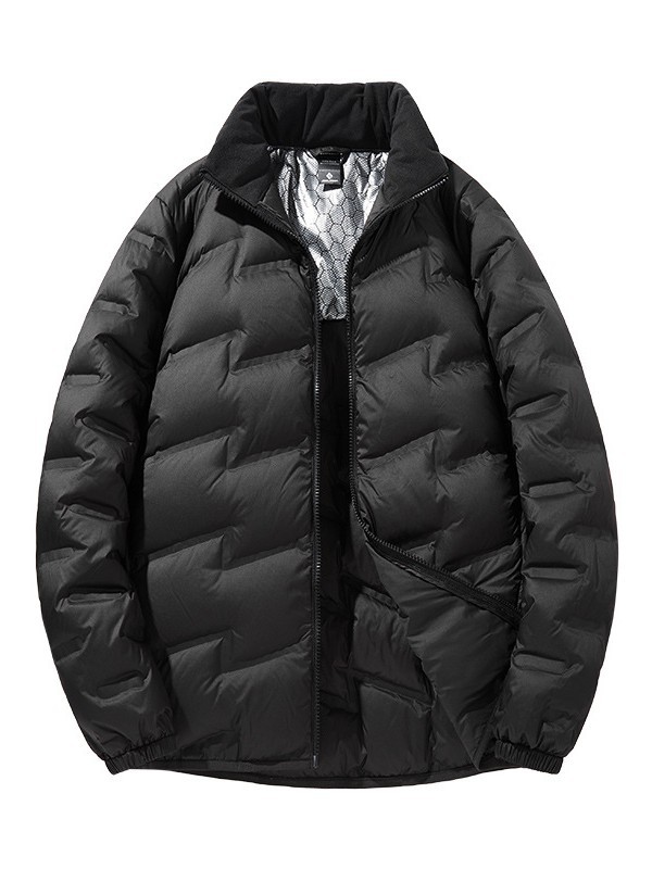 Jacket Lining Winter Warm Outwear Women's Plus Size Dad Casual Couple Top Long-Sleeved Outwear