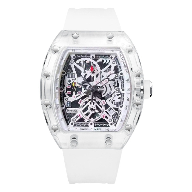 ZIDO Brand Casual Fashion Sports Automatic Quartz Hollow Luminous Waterproof Barrel 1702 Men's Watch