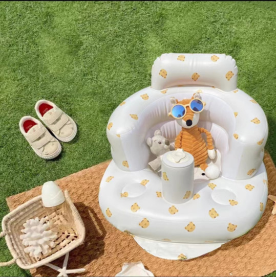 Picture of ins Korea Same Style Baby Learning Chair Baby Multifunctional Inflatable Sofa Child Training Seat Learning Artifact