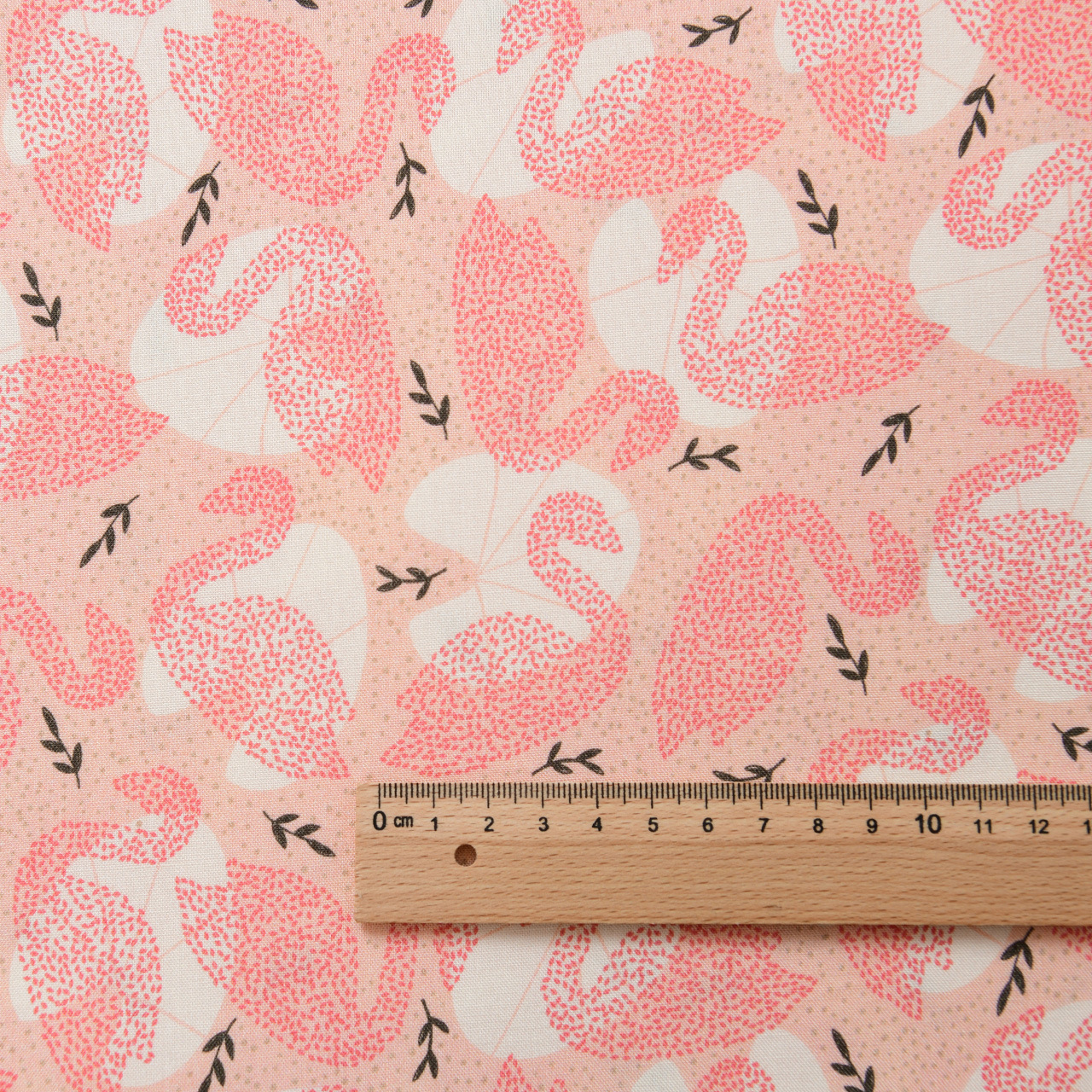 Picture of 20 Pieces of Artificial Cotton Fabric Floral Plant Handmade Clothing Dress Summer Cool Quilt Cotton Silk Cotton Silk Fabric