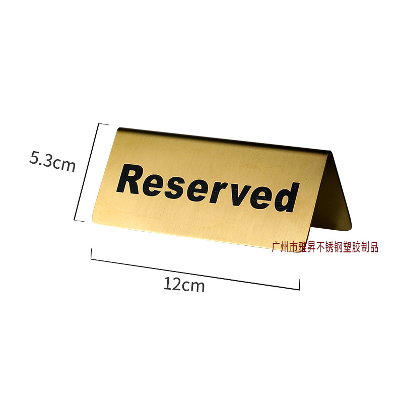 Picture of Table board reserved table board reserved table introduction board reservation table board reservation table board non-smoking board printing board