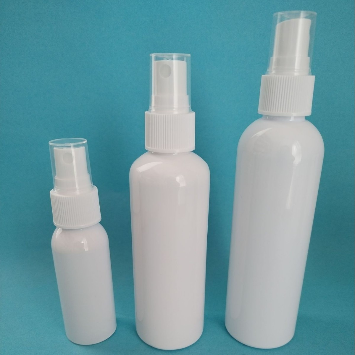 30/100/120ml white PET spray bottle disinfection bottle packaging PET plastic bottle