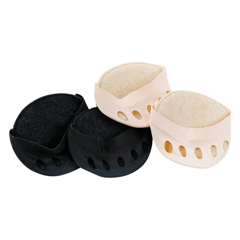 Forefoot pad socks high heels socks women's summer ice silk seamless arbitrary cut five-finger socks half Palm socks wholesale