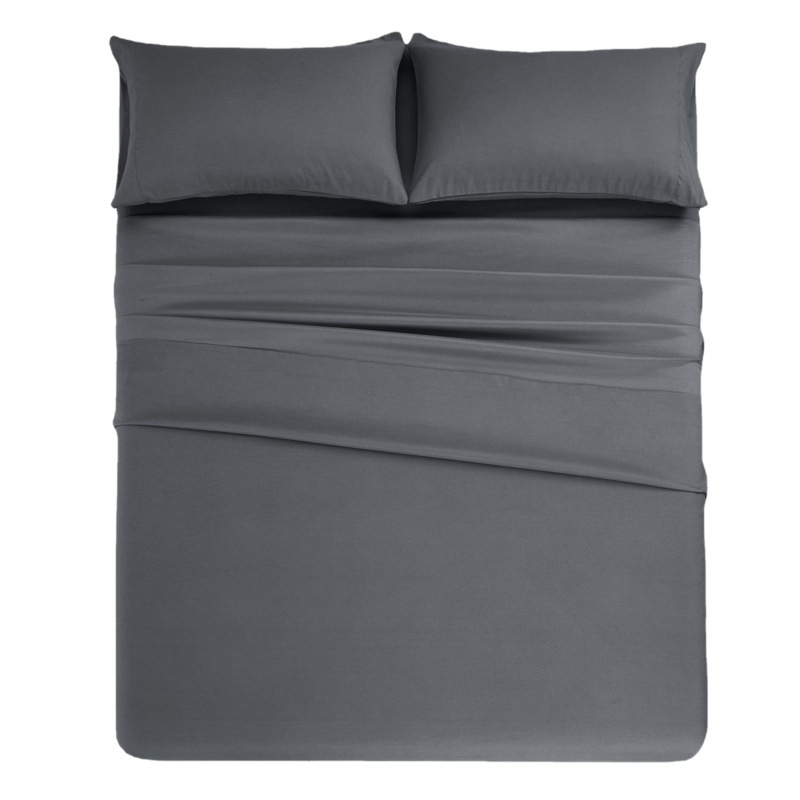 Cross-Border Export Bedding Beddingset Bed Sheetss, Fitted Bed Sheetss, Pillowcases, Brushed Four-Piece Set, Export Bedding Set