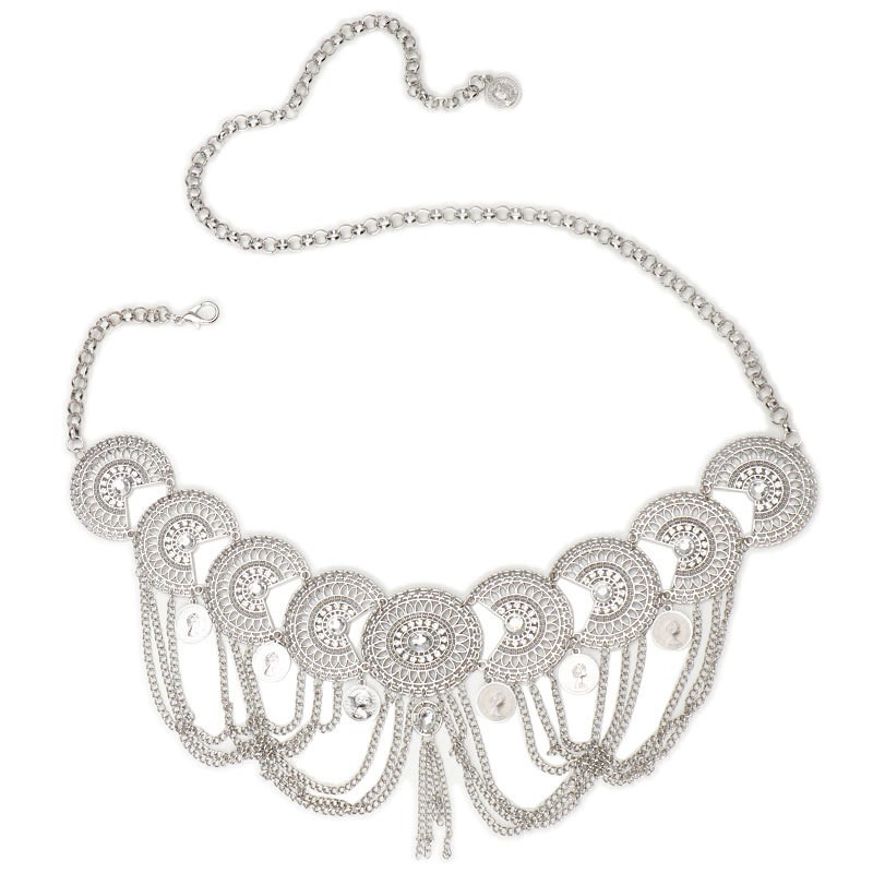 Picture of National retro style tassel chain, body chain, dance accessories, tassel, light luxury, high-end retro dance waist chain, niche woman