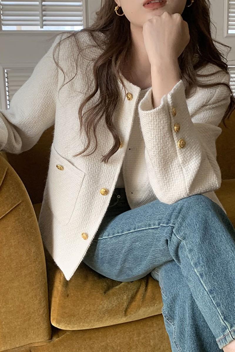 Picture of Popular Slimming Large Size Acetate Mid-Length Suit Collar Windbreaker for Women Commuting Temperament Cross-Border Supply Factory Direct Sales