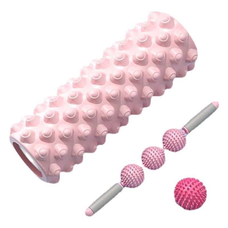 Foam Roller Muscle Relaxer Floating Point Foam Roller Mace Massage Stick Leg Rolling Fitness Column Yoga Column