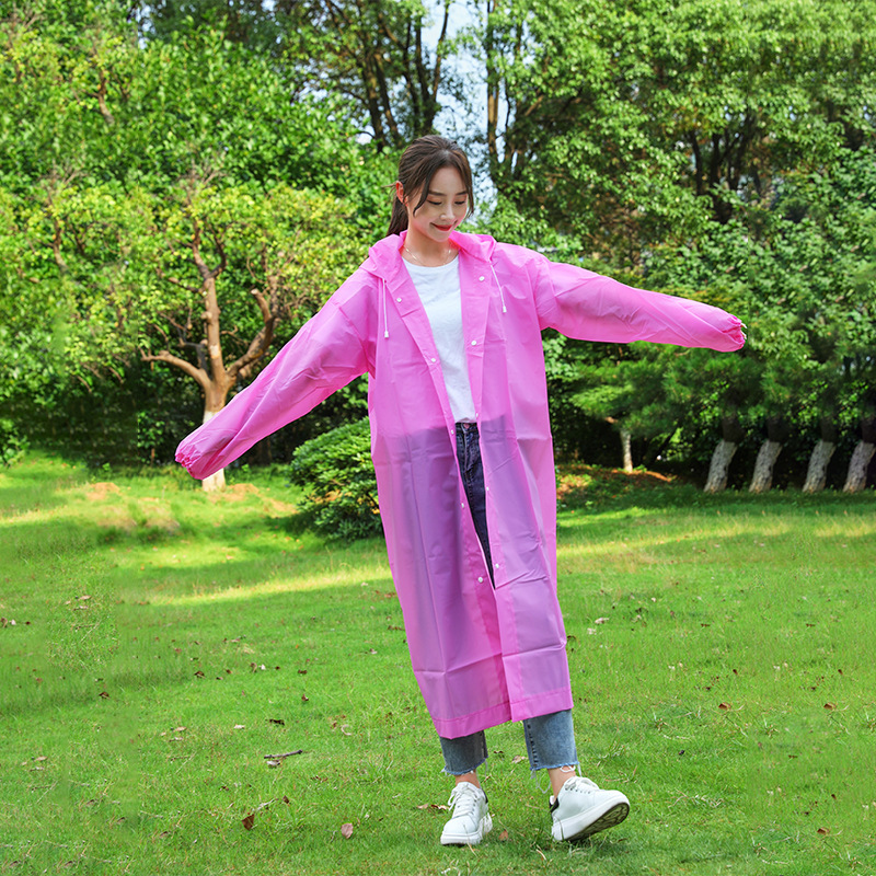 Picture of Non-Disposable Eva Unisex Outdoor Raincoat Drifting Travel Rainstorm-proof Thickened Portable Adult Raincoat